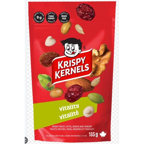 Krispy Kernels Vitality Mix 185g Bag Set