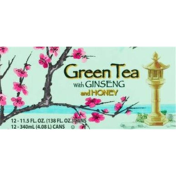 Arizona Green Tea with Ginseng and Honey – 24 x 680ml Cans