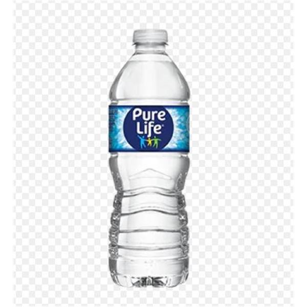 32 Bottles: Spring Water and Pure Life Water, 500ml