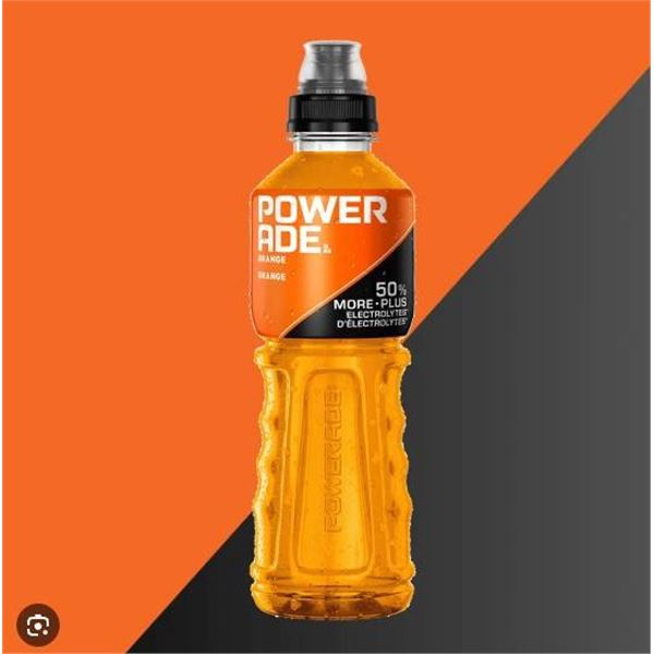 Powerade Orange Sports Drink, 11 x 710ml Bottles