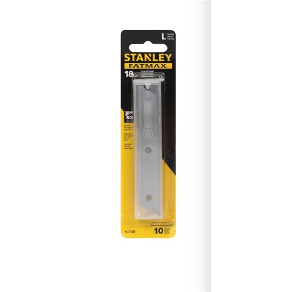 Stanley FatMax 18mm Snap-Off Blades, Lot of 8 (10 Blades Each)