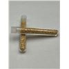 Image 2 : Lot of 2 Large Vial Golden Flaking Material
