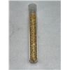 Image 3 : Lot of 2 Large Vial Golden Flaking Material