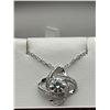 Image 1 : $1065 APPRAISED TRINITY 1.0 CARAT SOLITAIRE PENDANT