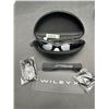 Image 3 : Wilyex Air rage matte black sunglasses in box new