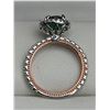 Image 4 : Ladies Multi Stone 1.0 Carat Round Cut Emerald Dress Ring
