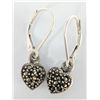Image 2 : $160 Silver Macasite  Earrings