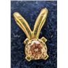 Image 1 : $350 14K  Lab Pink Diamond 0.03Ct  Pendant