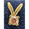 Image 2 : $350 14K  Lab Pink Diamond 0.03Ct  Pendant