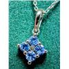 Image 1 : $200 Silver Tanzanite 2.2Ct  Necklace