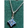 Image 2 : $200 Silver Tanzanite 2.2Ct  Necklace