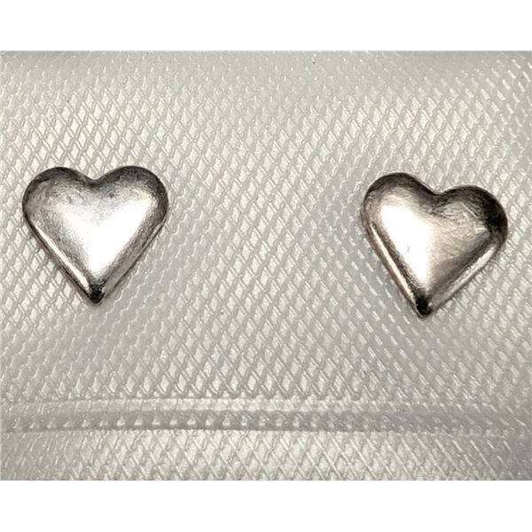 Silver Heart  Earrings