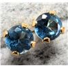 Image 3 : $100 10K  Genuine Gemstone  Earrings
