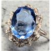 Image 2 : Silver Blue Cz  Ring