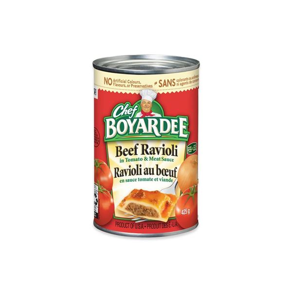 Chef Boyardee Beef Ravioli in Tomato and Meat Sauce – 8 x 425g