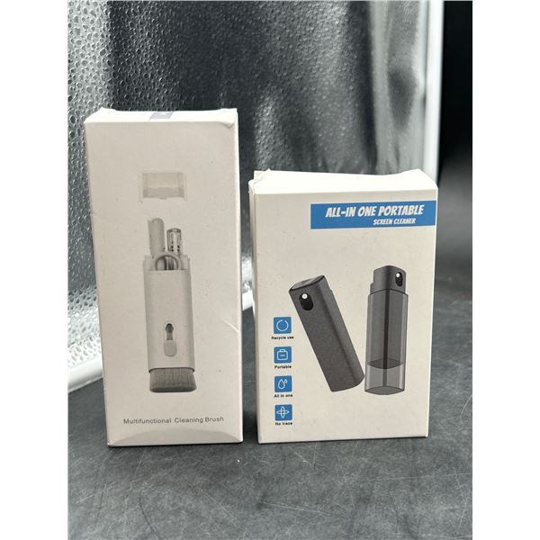 Lot of Portable Screen Cleaner Spray And Brush Duo