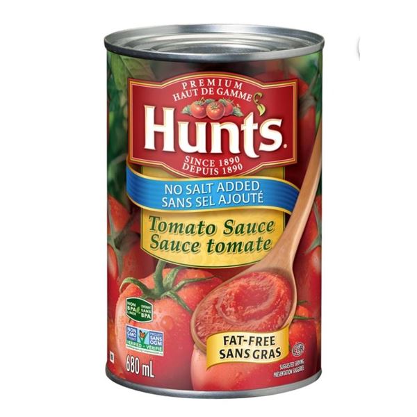 Hunt’s Tomato Sauce No Salt Added 680ml (Set of 6)