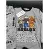 Image 3 : Roblox Themed Kids’ Pajama Set with Long Sleeve Shirt and Pants size 5-6