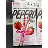 Image 3 : Lotte Pepero Strawberry Flavor Biscuit Sticks, 6 Packs of 32g Each