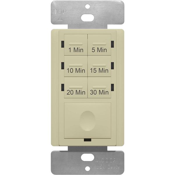 Indoor In-Wall Timer with Multiple Time Intervals, Lot of 2