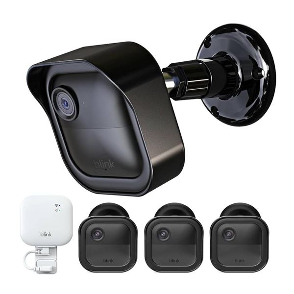 Wall Mount and Cover 3-Pack with Weather Resistance and 360 Rotation