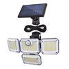 Image 1 : Multi-head Split Outdoor Sensor Motion Solar Wall Mounted Light  Pack of 2
