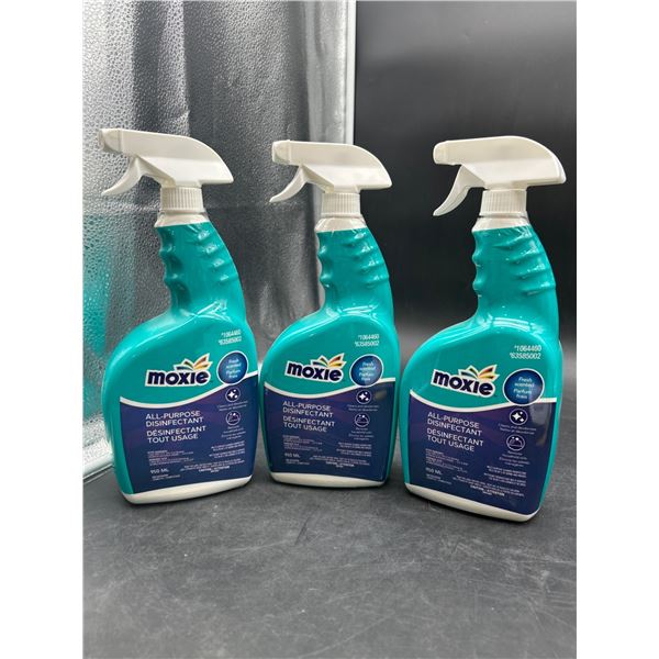 Moxie All-Purpose Disinfectant, Fresh Scented, 950 ml, Lot of 3