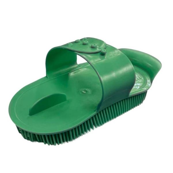 Plastic Curry Comb, Green