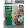 Image 2 : SYLVANIA Stay-Lit Platinum Strings Christmas Lights – LED C9 Multi Color Lights – 