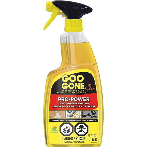 Goo Gone Pro-Power Goo and Adhesive Remover  3 x 710 mL Spray