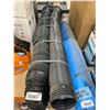 Image 2 : Black Corrugated Flexible Drainage Pipes, Approximately 3 Inches in Diameter