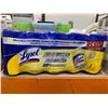 Image 2 : Lysol Advanced 550 Total Wet Wipes, Lemon Scent, 5 x 110 Count