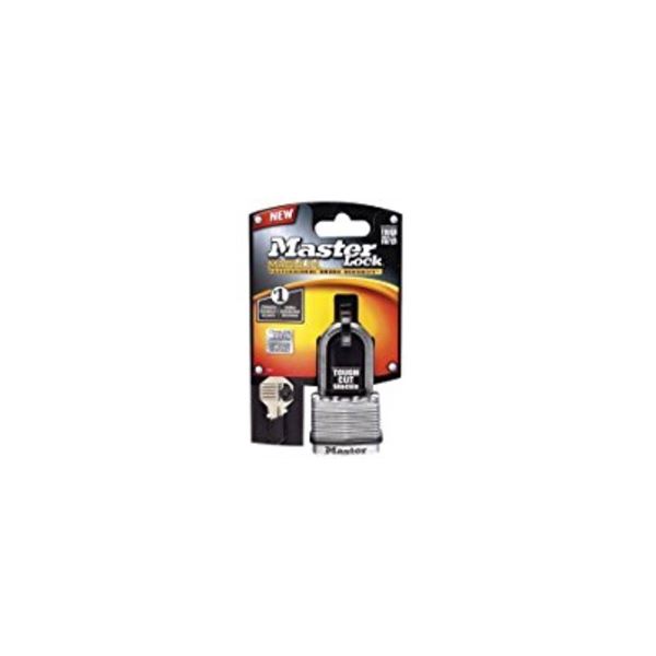 Master Lock Magnum M1BLCDLF Laminated Steel Padlocks with Adjustable Shackle LOT OF 2