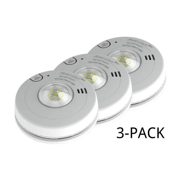 BRK 7020BSLA Slim LED Strobe Smoke Alarm with Battery Backup LOT OF 3