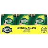 Image 1 : Perrier & Juice Sparkling Lemon and Guava Beverage,4 x 6-Pack, 330mL Cans