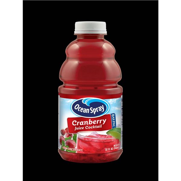 Ocean Spray Cranberry Juice Cocktail 12 Bottles (32 fl oz Each)