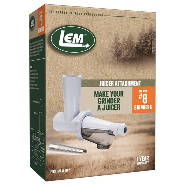 LEM Juicer Attachment for #8 Grinders with 1-Year Coverage
