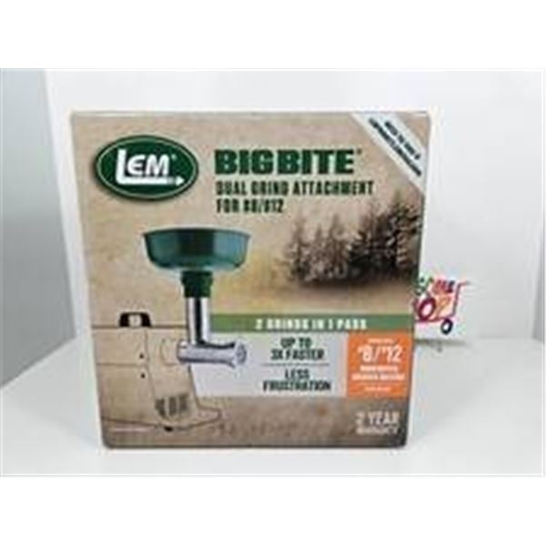 LEM Big Bite Dual Grind Attachment for Models #22/#32