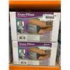 Image 2 : Bung Knee Pillow For Side Sleepers with Memory Foam LOT OF 2