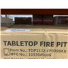 Image 3 : Tabletop Fire Pit TOP2112-FP009BKb, TOP2112-FP009DCb