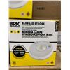 Image 3 : BRK Slim LED Strobe Smoke Alarm Model 7020BSL-A, 120V, Hardwired with 10-Year Battery Backup