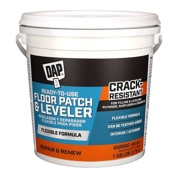 DAP Ready-To-Use Floor Patch & Leveler, Crack-Resistant, 1 Gallon