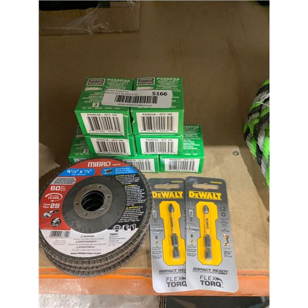 DeWalt FlexTorq Bits, Mibro Flap Discs, and Simpson Strong-Tie Power Loads