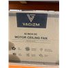 Image 3 : Vagizm 52 Inch DC Motor Ceiling Fan with LED Light and 6 Levels