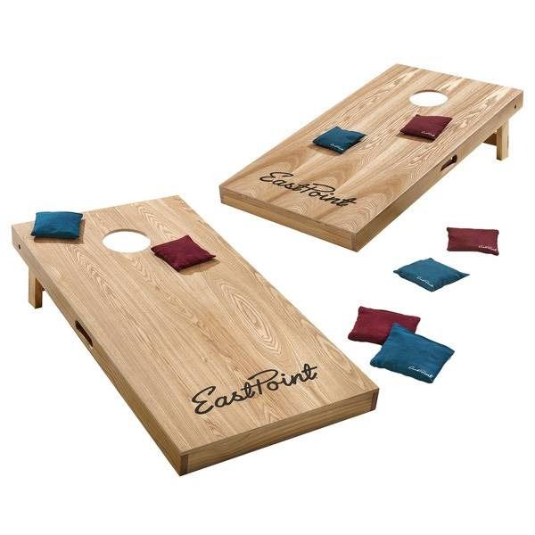 EastPoint Sports Cornhole Bean Bag Toss Game Set With Wood Construction