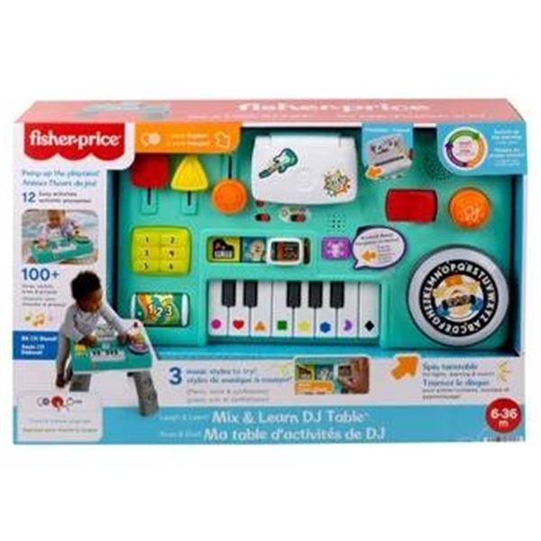 Fisher-Price Laugh & Learn Mix & Learn DJ Table Activity Center