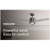 Image 1 : Vagizm 52 Inch DC Motor Ceiling Fan with LED Light and 6 Levels