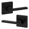 Image 1 : Weiser Passage Door Lever Lock, Black Finish, LOT OF 2