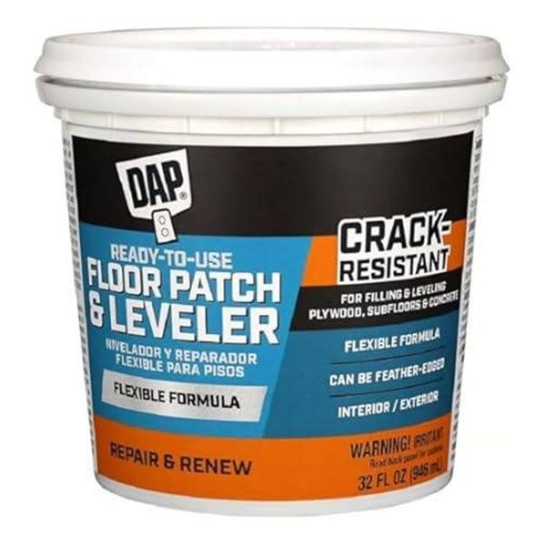 DAP Ready-To-Use Floor Patch & Leveler, Crack-Resistant, 1 Gallon