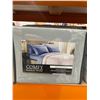 Image 2 : Comfy Bamboo World Queen Sheet Set with 1 Deep Pocket Fitted Sheet